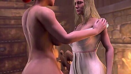 3d Porn Parody Of The Witcher With A Sissy Futanari