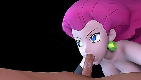 Anime Hentai - Jessie From Team Rocket Sucks Dick In Pov - Pokemon Parody