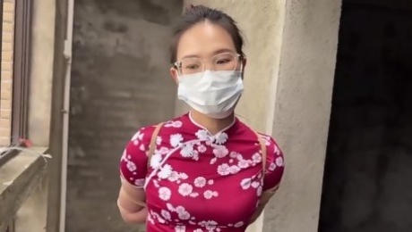 Chinese Cheongsam Girl Bondage