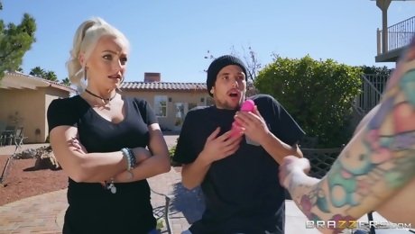 Insane dick riding and deepthroat for a cougar with huge tits