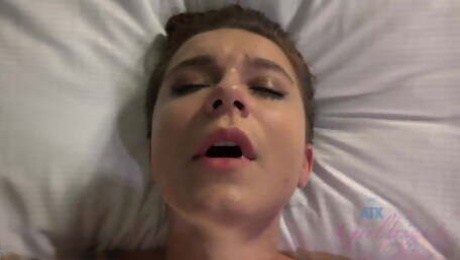 You couldn't wait to give Kharlie Stone that creampie, POV