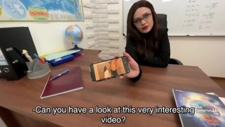 MY TEACHER FOUND MY SEX VIDEO ON MY PHONE